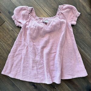 Girl’s Crewcuts Purple Lavender 100% Gauzy Cotton Dress - Size 4 - EUC
